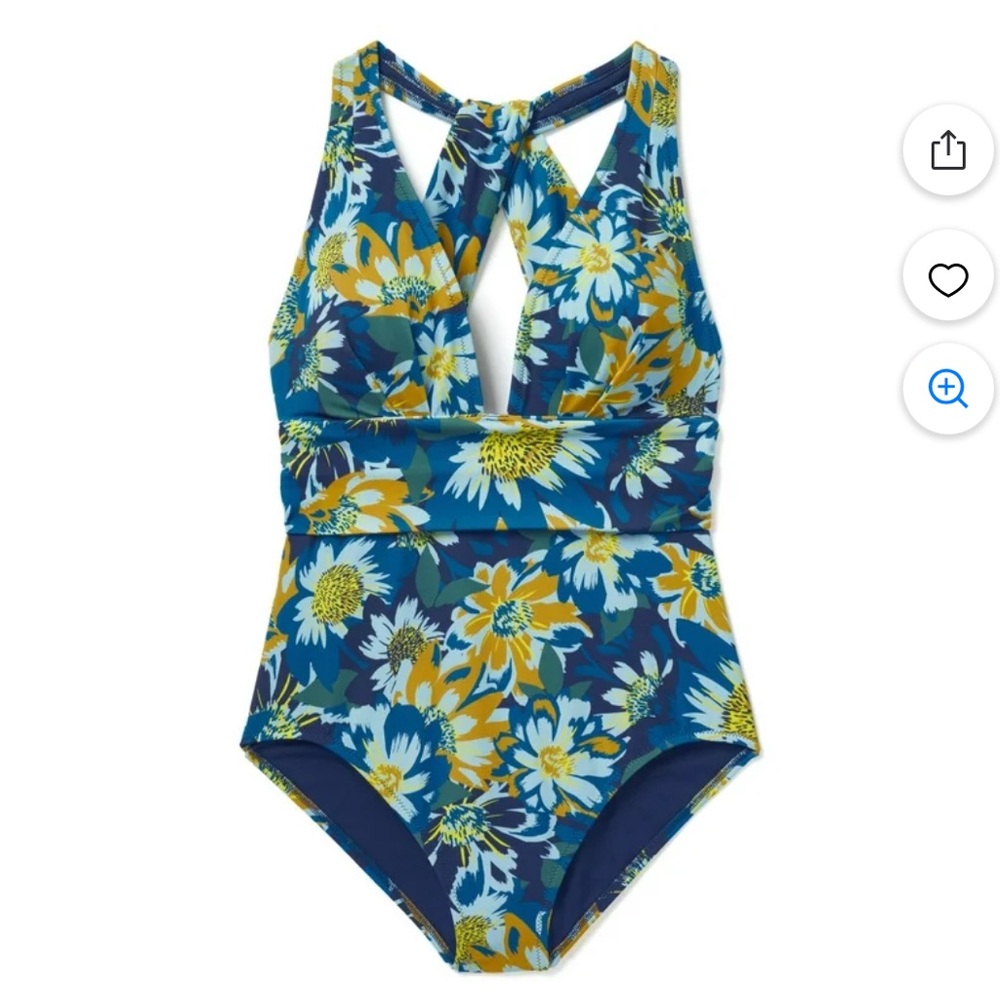 NWT Adore Me Monroe Women's One-Piece Swimsuit in Summer Blooms C01.